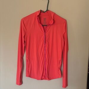 Title nine performance fabric zip up jacket, medium